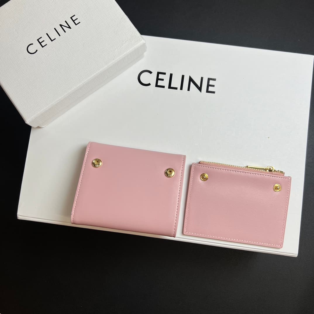 Celine Pink Wallet 10l653DS3