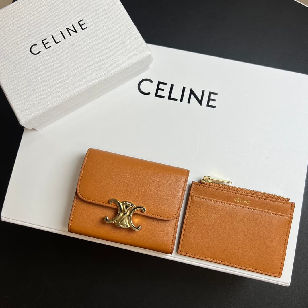 Celine Brown Wallet 10l653DS3