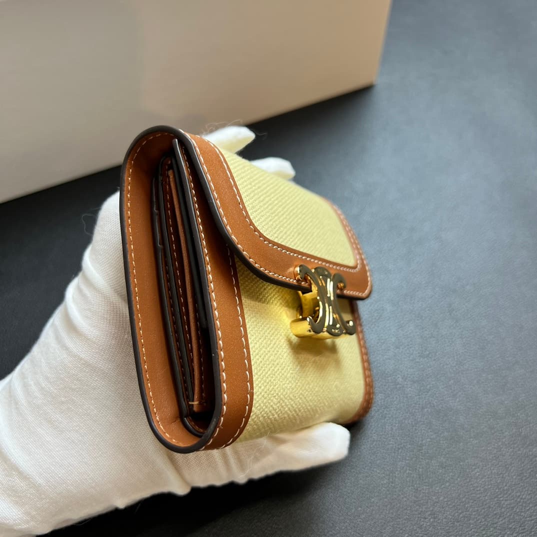 Celine White Wallet