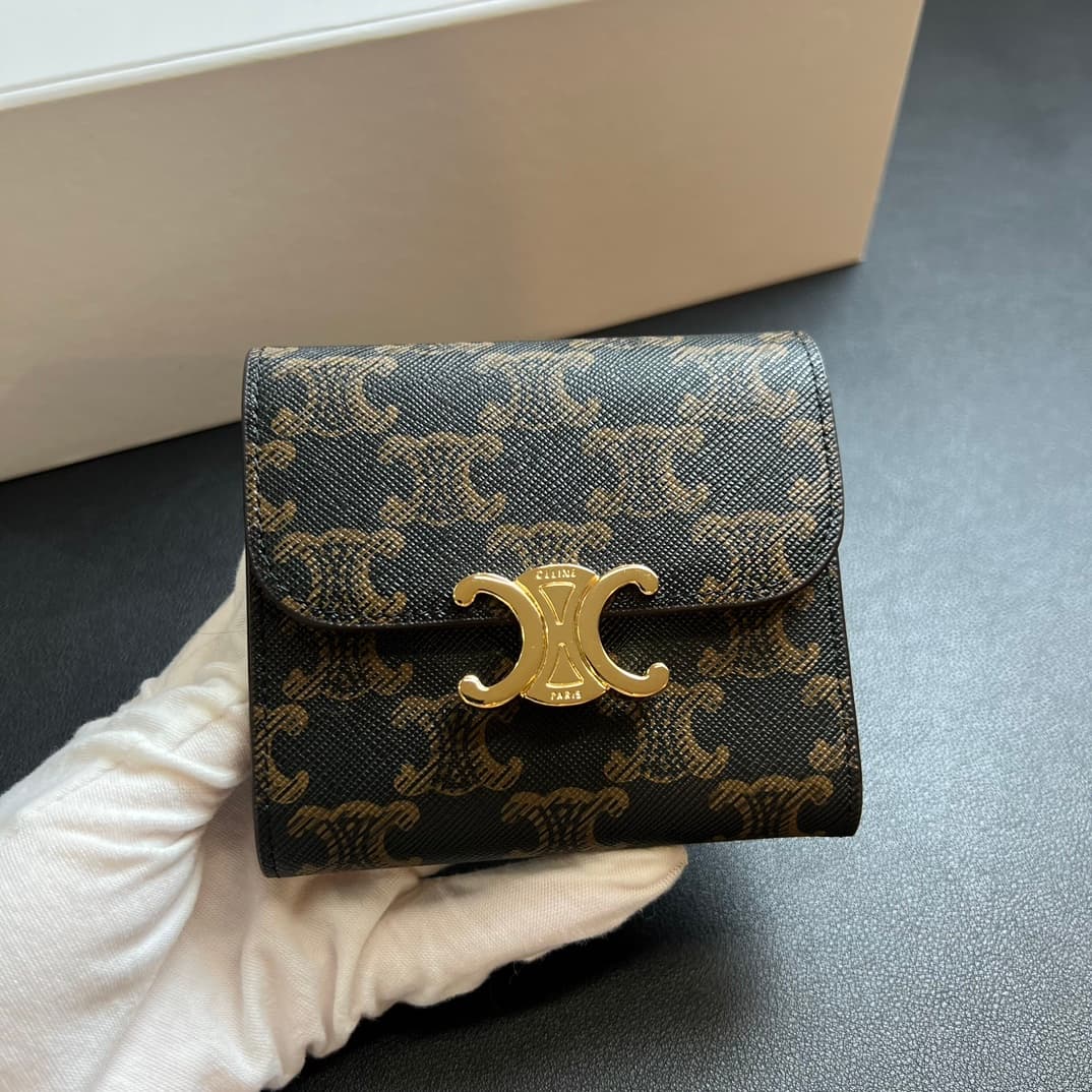 Celine Silver Wallet