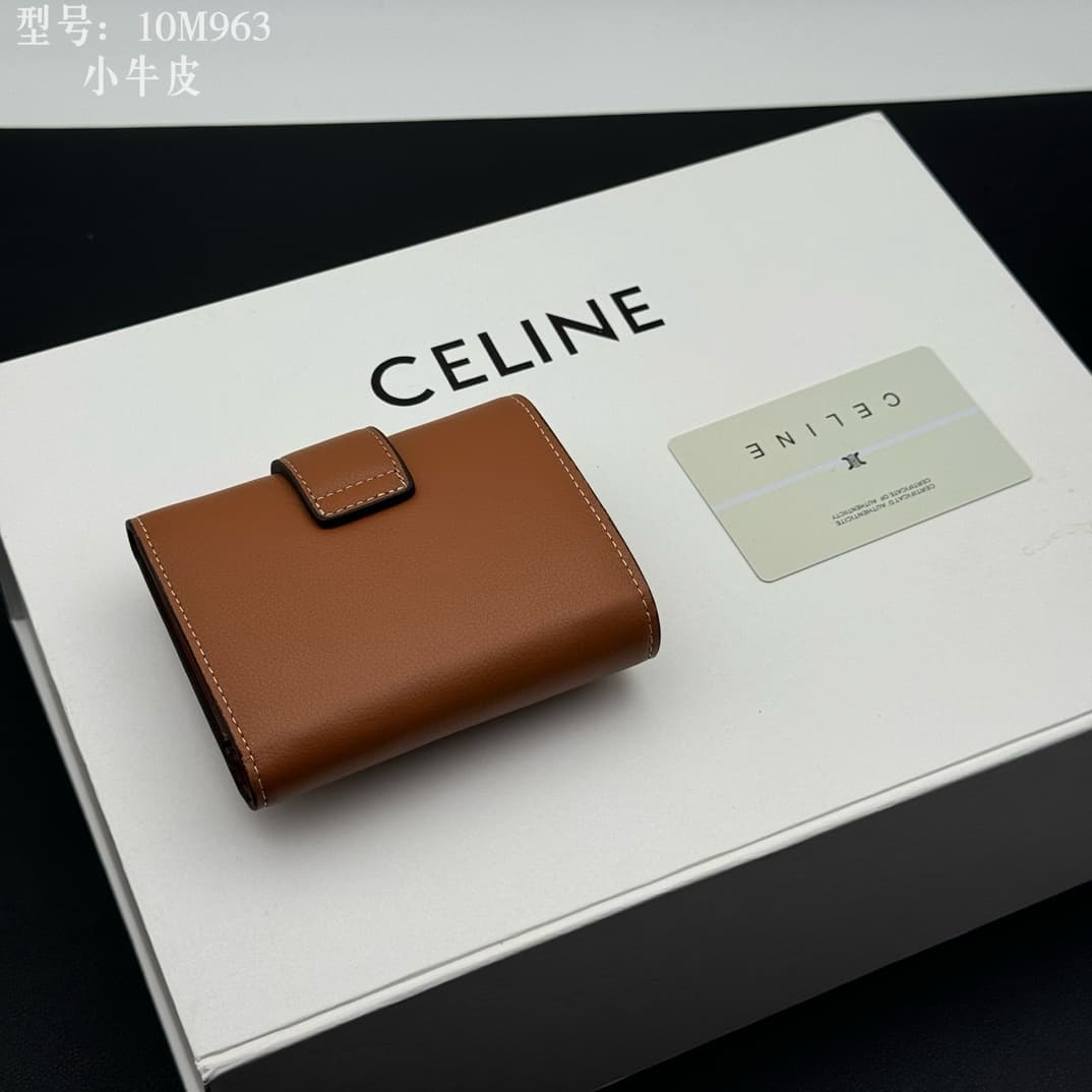 Celine Gold Wallet M963
