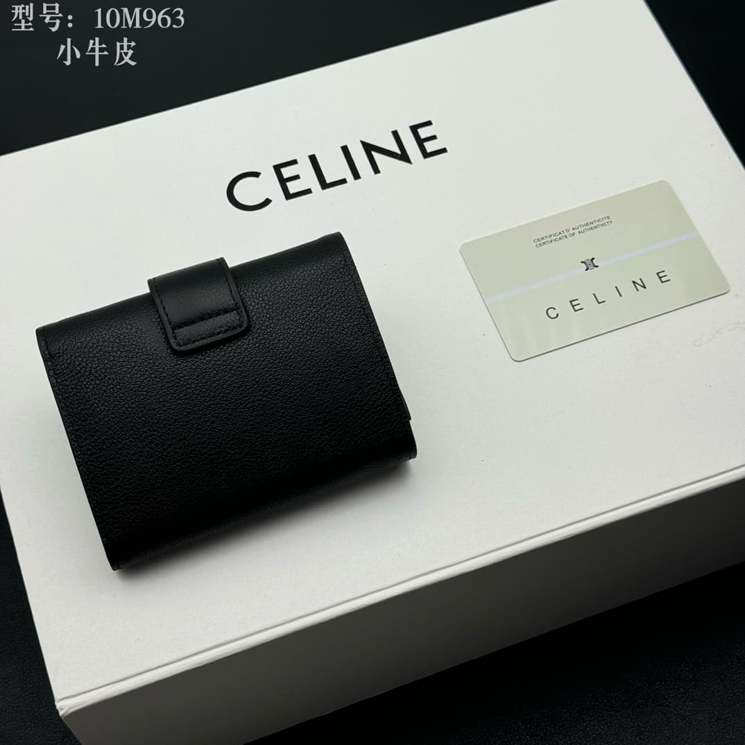 Celine Gold Wallet M963