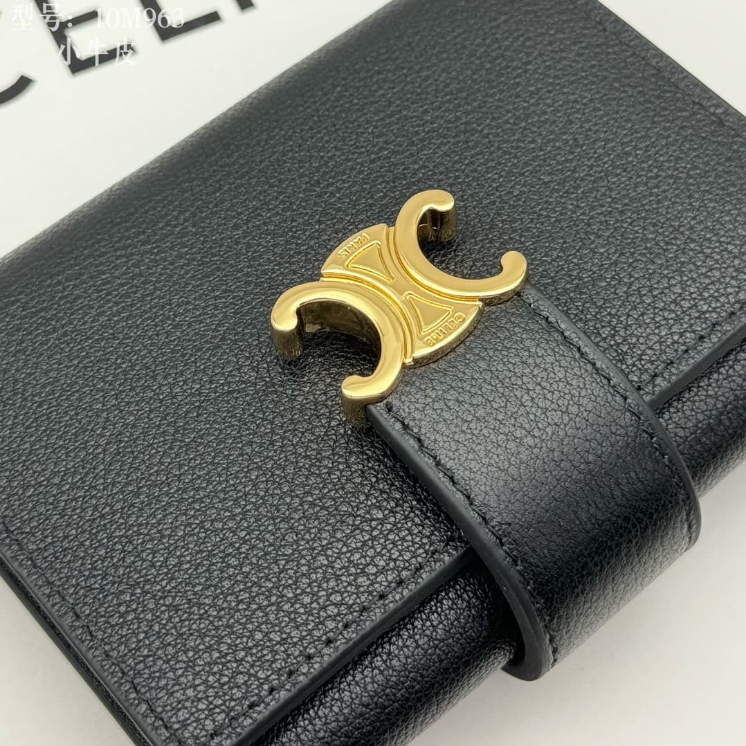 Celine Gold Wallet M963