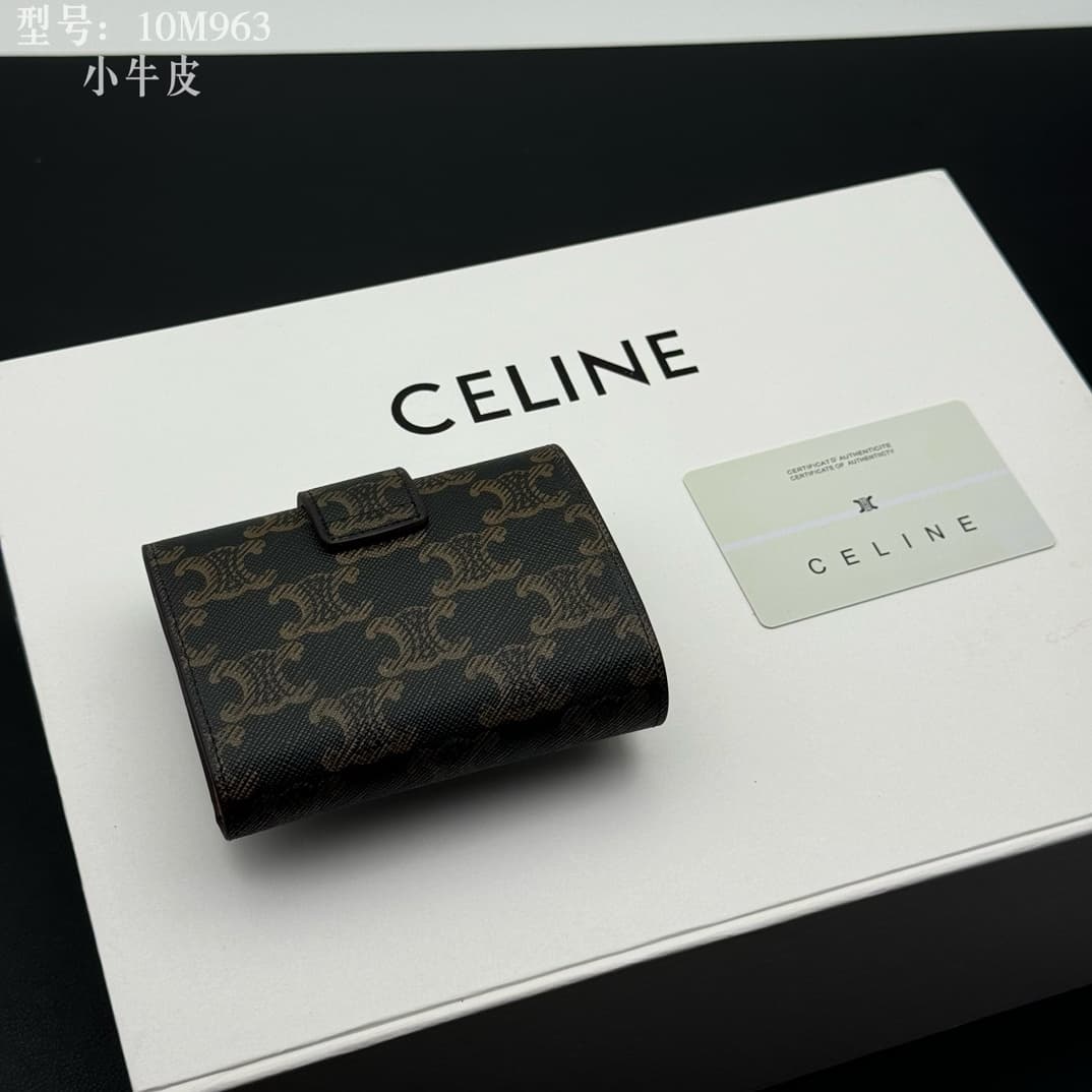Celine Gold Wallet M963