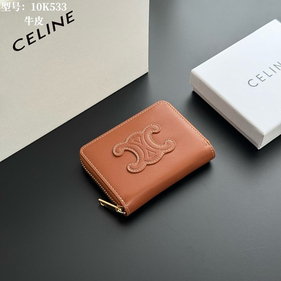 Celine Brown Wallet 10K533DR8