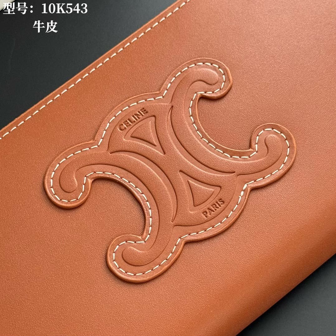 Celine Brown Large Wallet 10K543D
