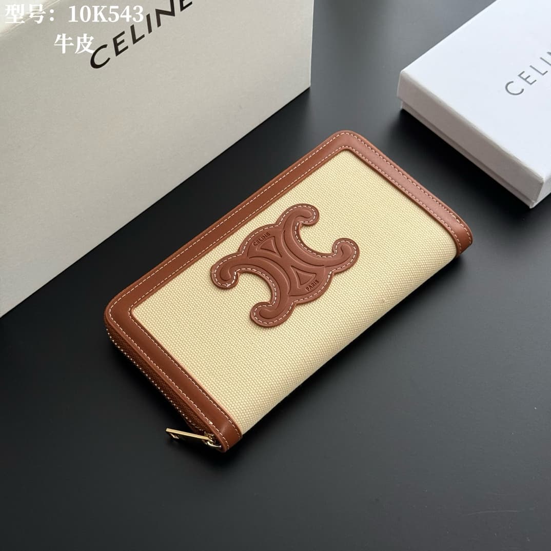 Celine Brown Wallet 10K543D