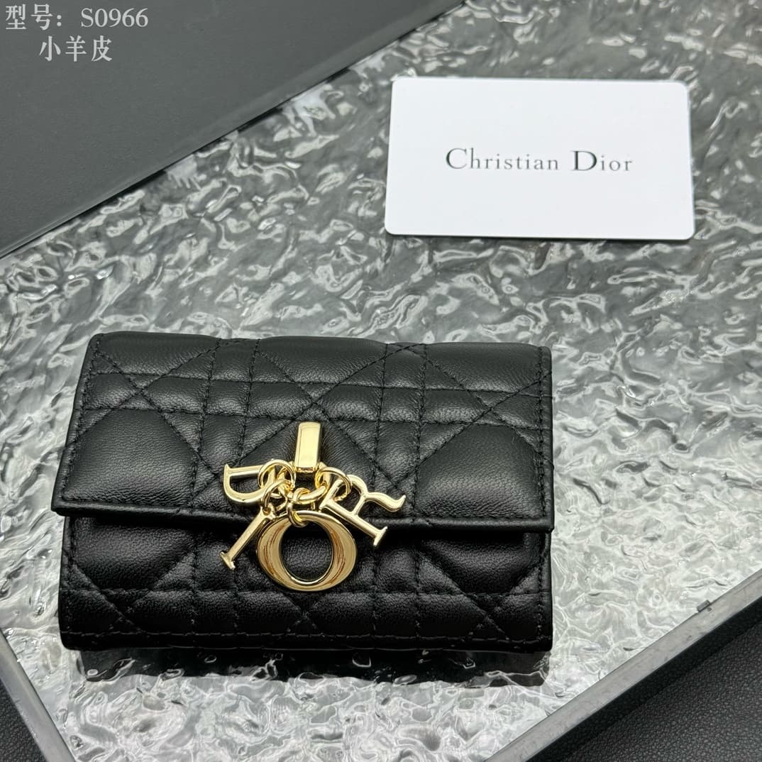 Dior Black Wallet S0966