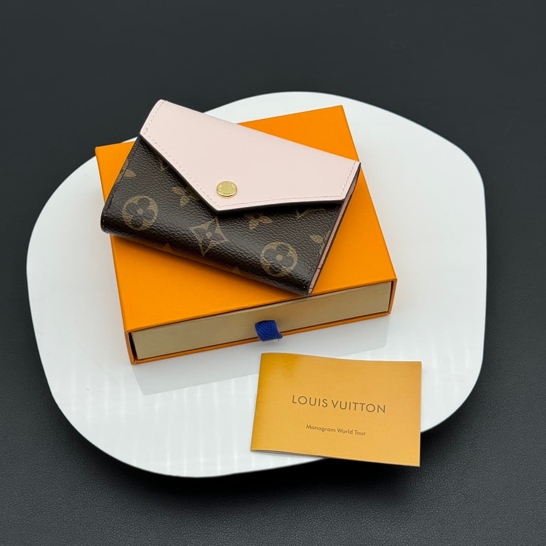 Louis Vuitton Pink Wallet M60168