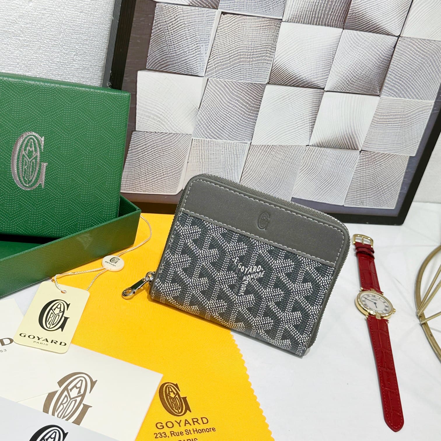 Goyard Grey Wallet 98163