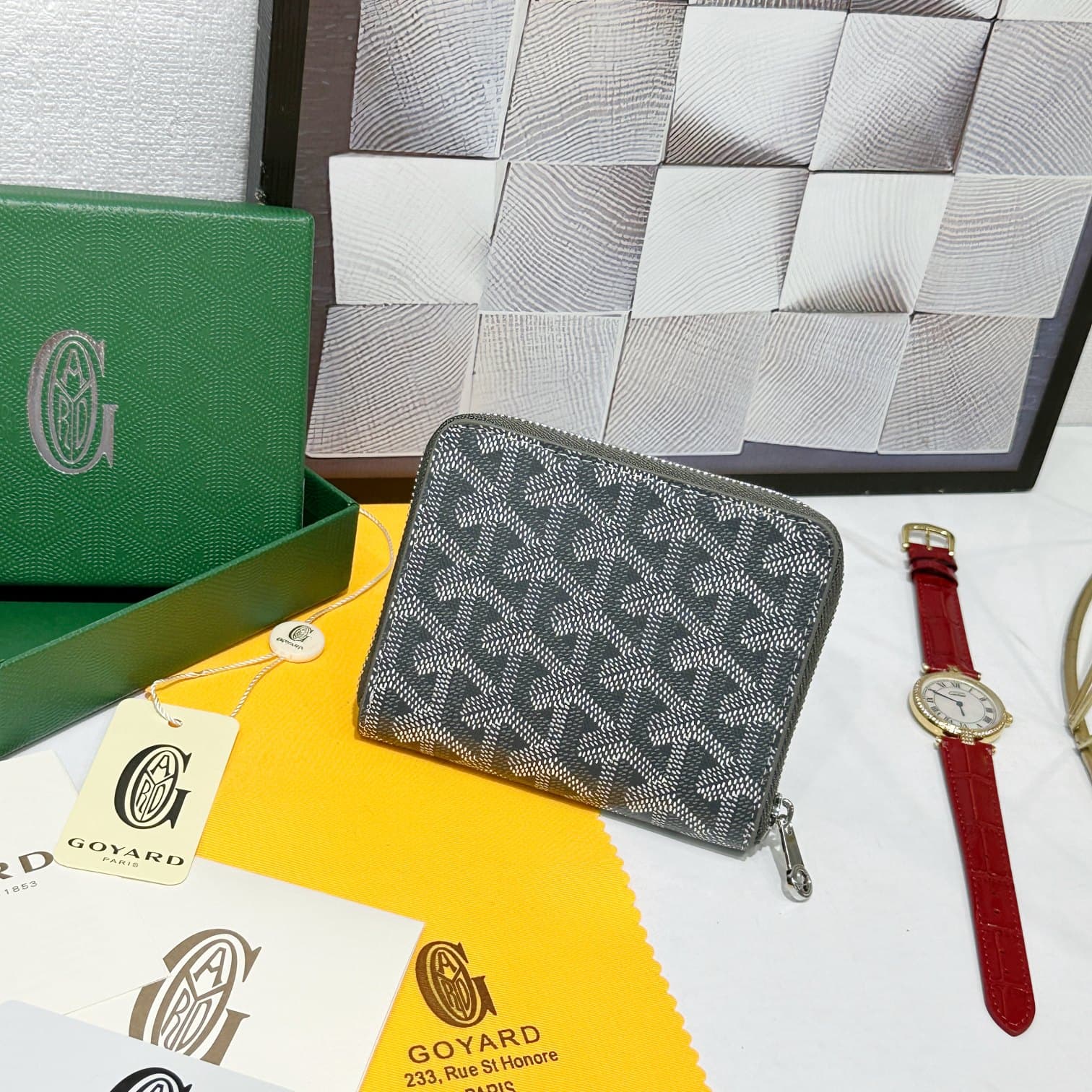 Goyard Grey Small Wallet 98163
