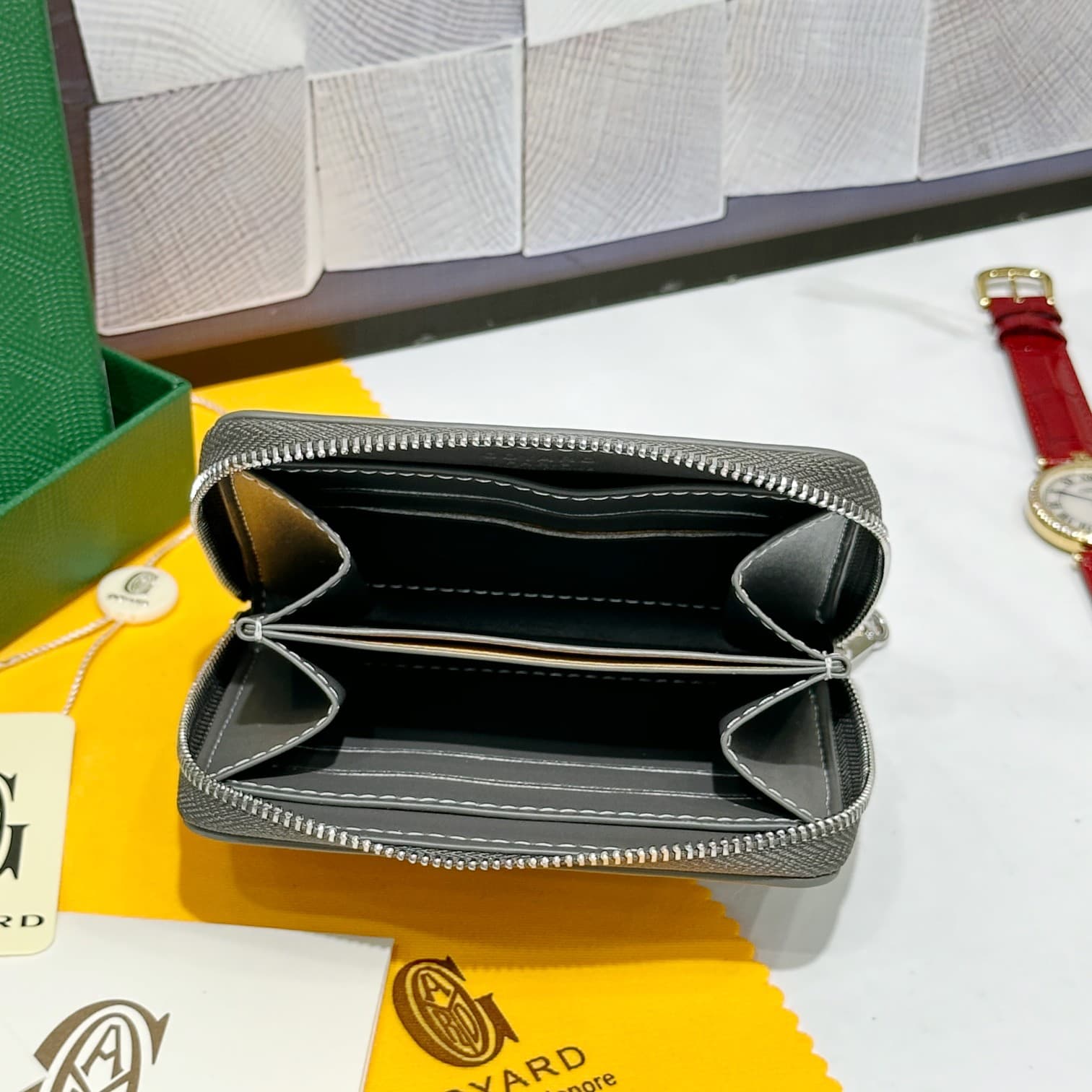 Goyard Grey Small Wallet 98163