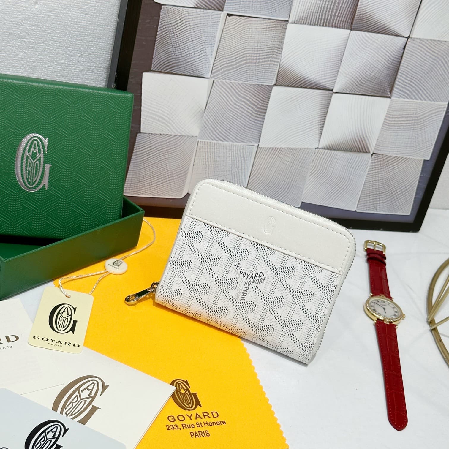 Goyard White Wallet 98163