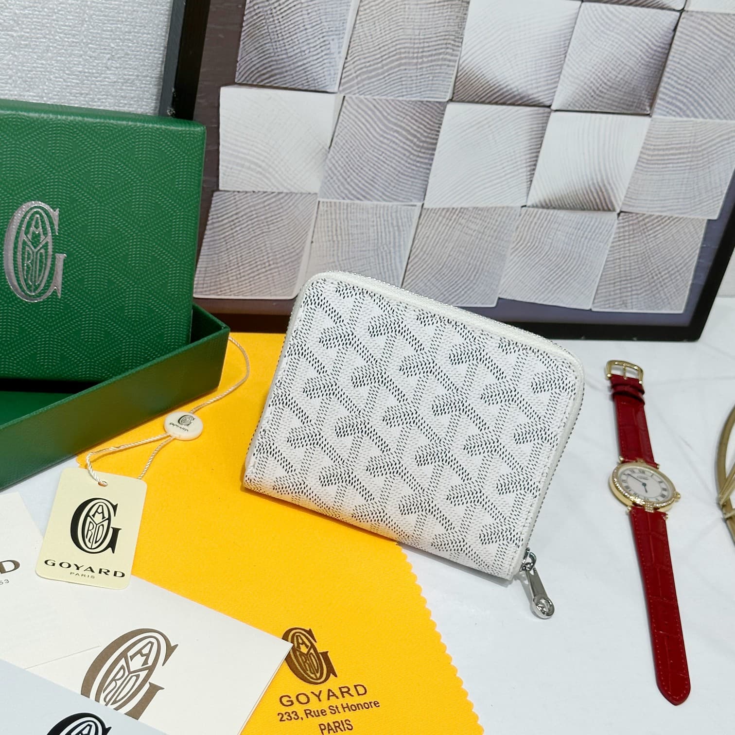 Goyard White Small Wallet 98163