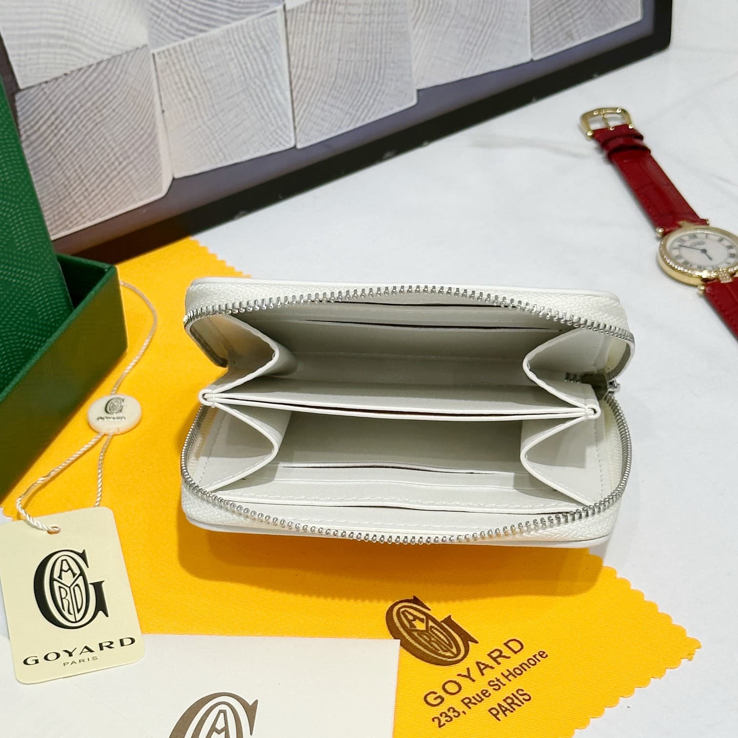 Goyard White Small Wallet 98163