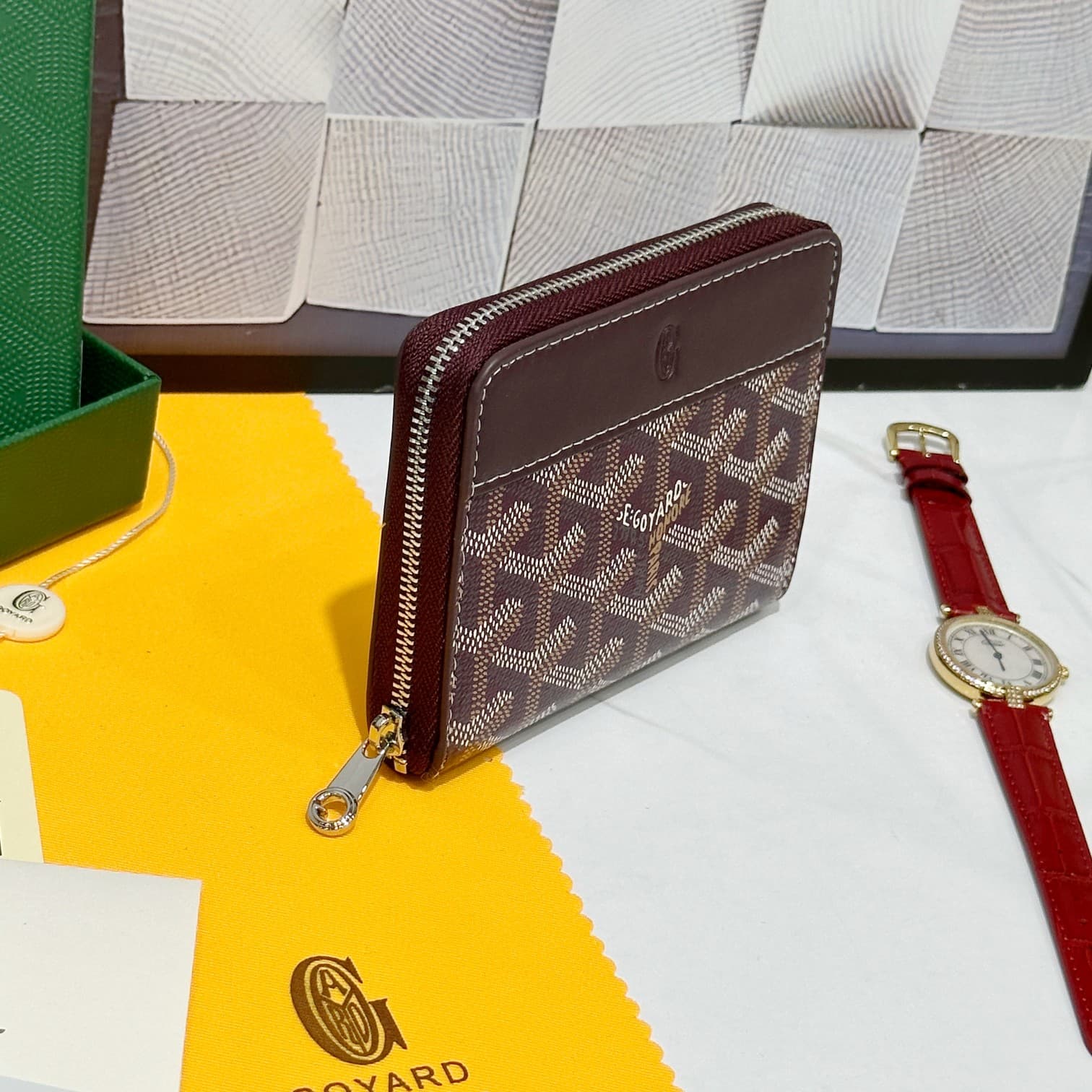 Goyard Red Small Wallet 98163