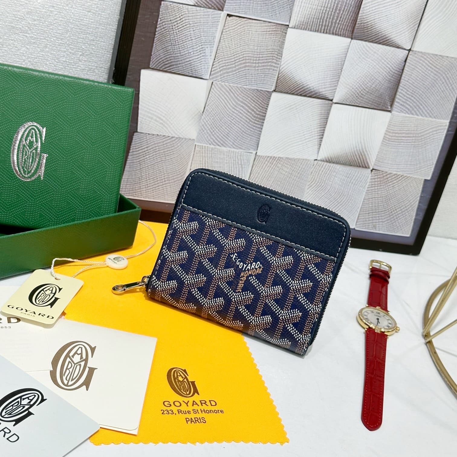 Goyard Blue Wallet 98163