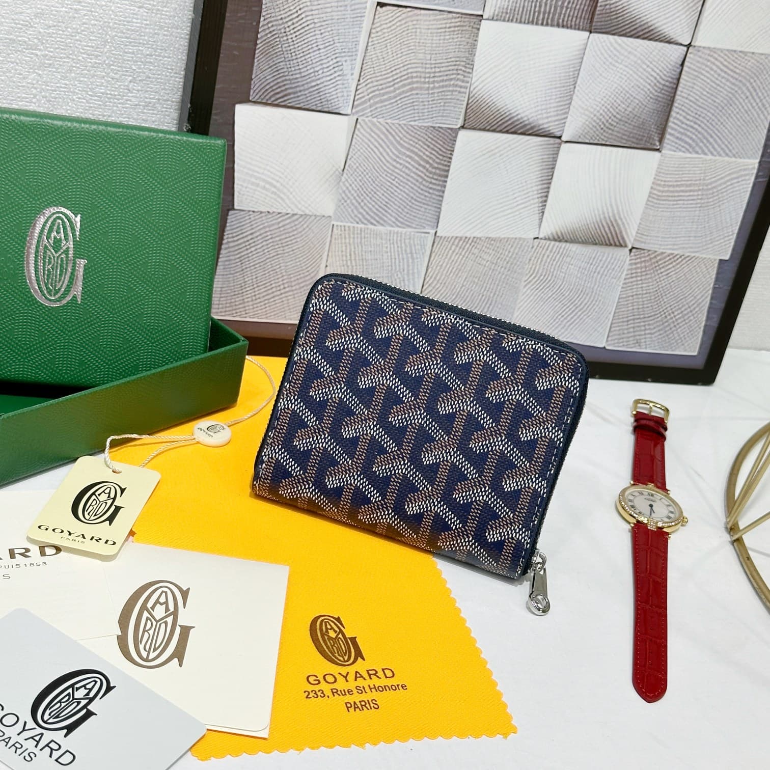 Goyard Blue Small Wallet 98163