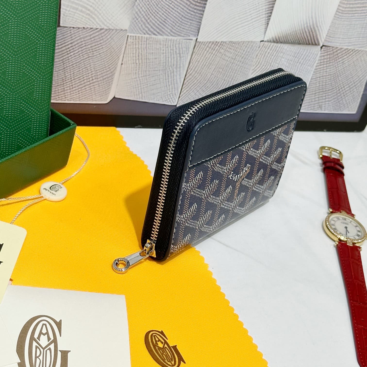 Goyard Blue Small Wallet 98163