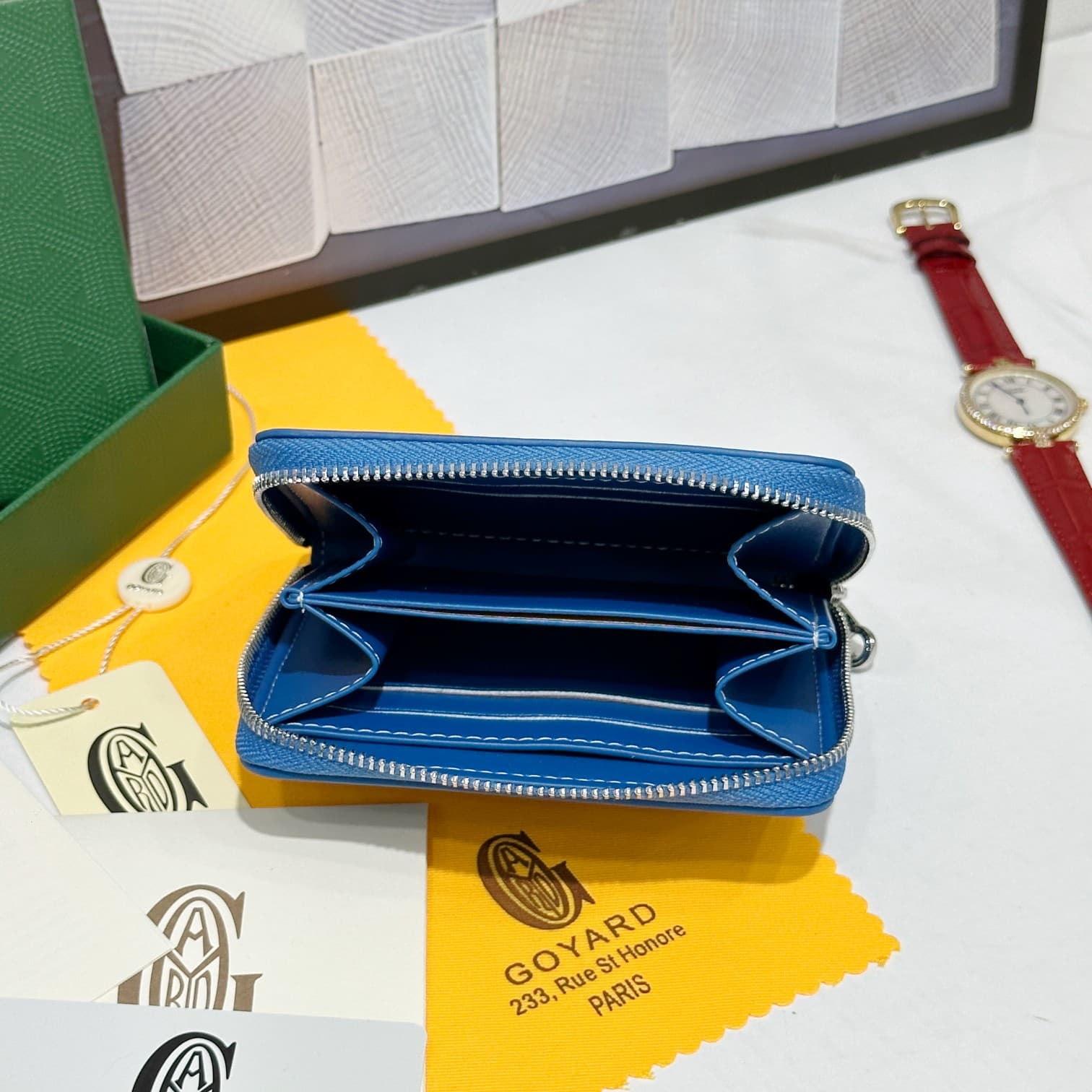 Goyard Blue Small Wallet 98163