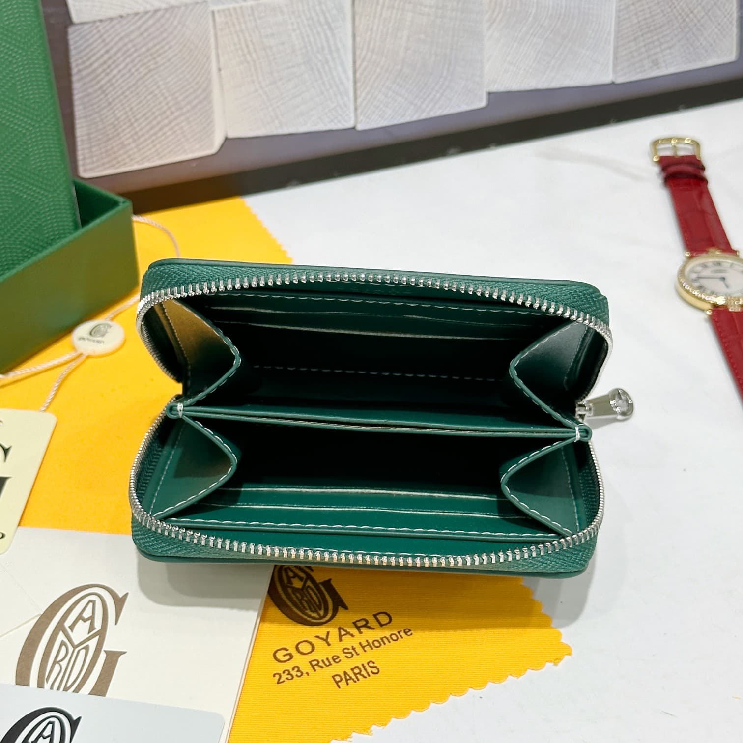 Goyard Green Small Wallet 98163