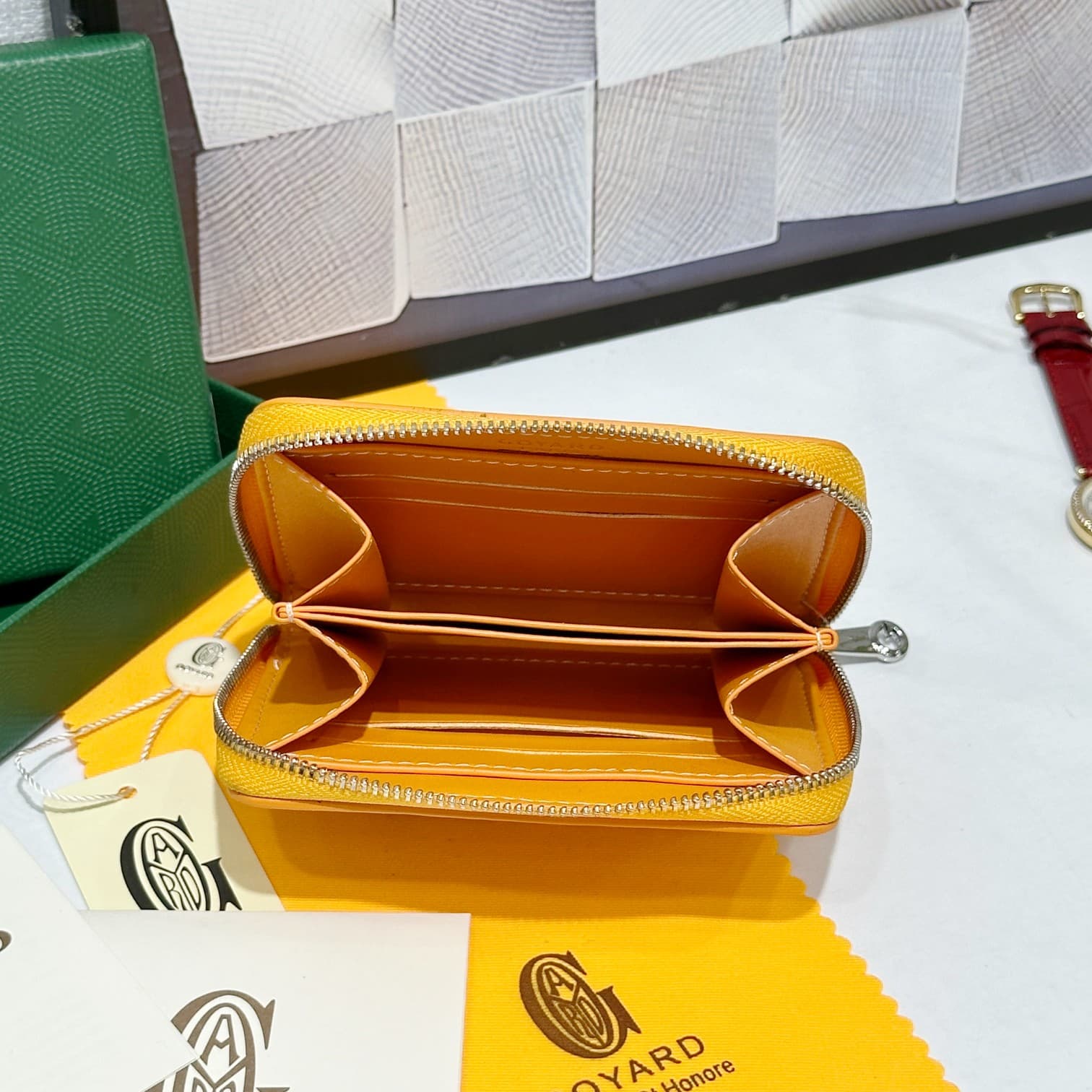 Goyard Yellow Small Wallet 98163