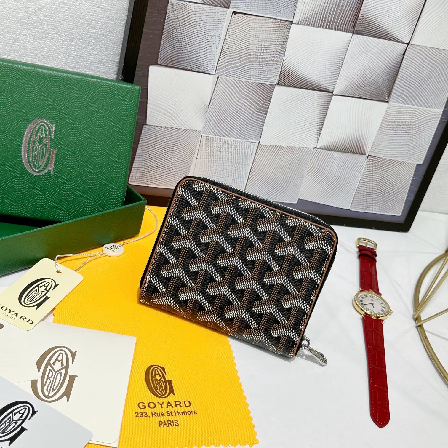 Goyard Black Small Wallet 98163