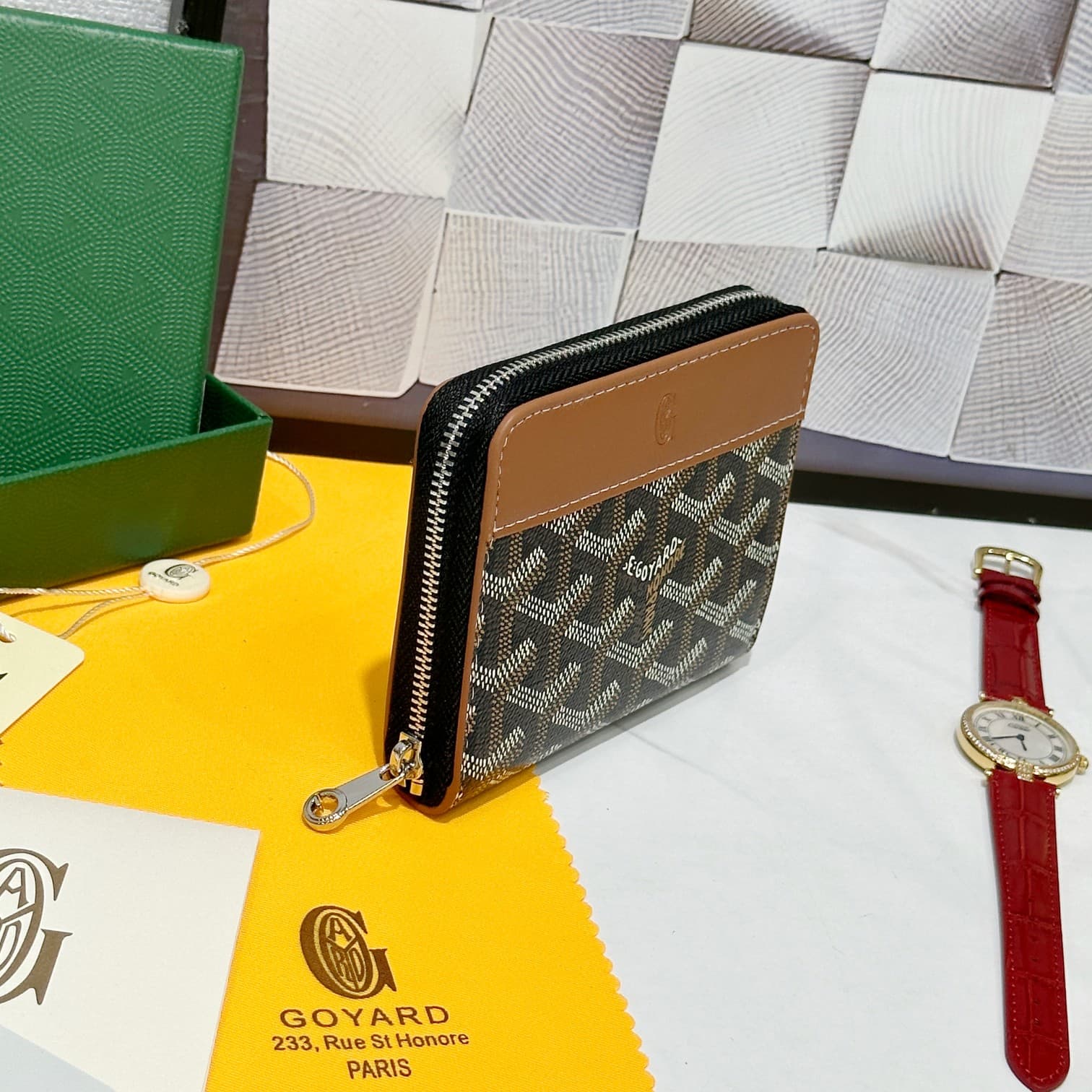 Goyard Black Small Wallet 98163