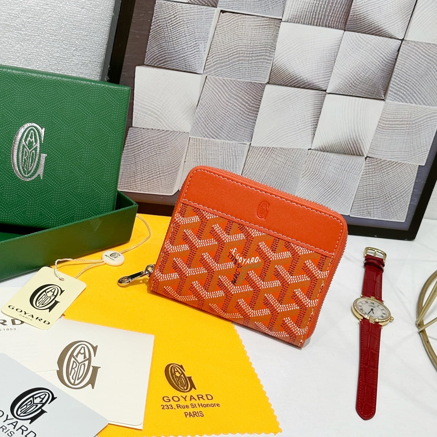 Goyard Orange Wallet 98163