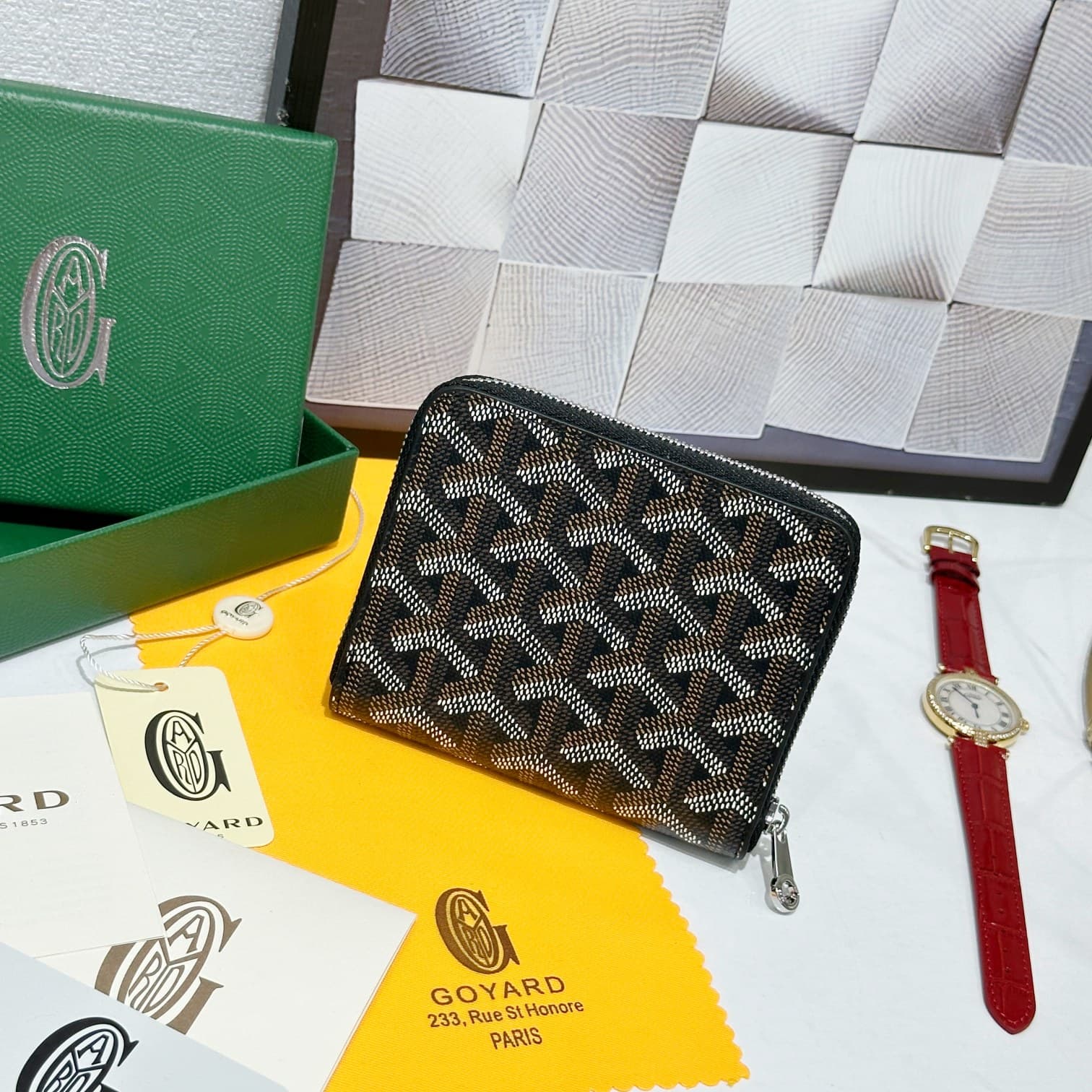 Goyard Black Small Wallet 98163