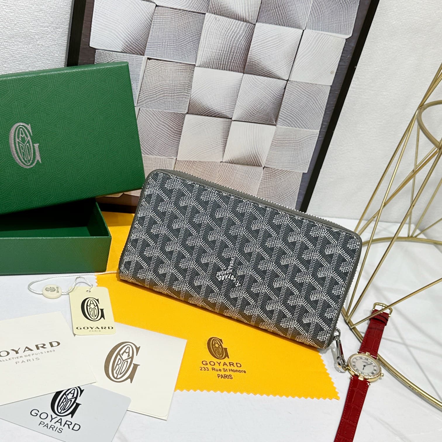 Goyard Grey Large Wallet 98186