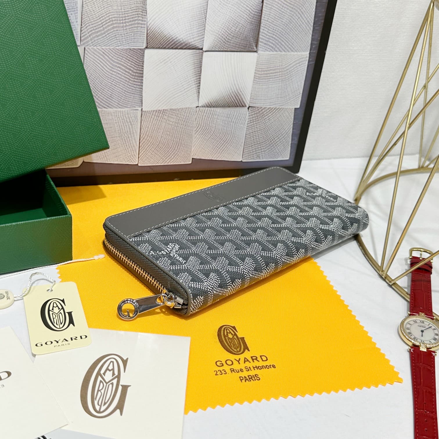 Goyard Grey Large Wallet 98186