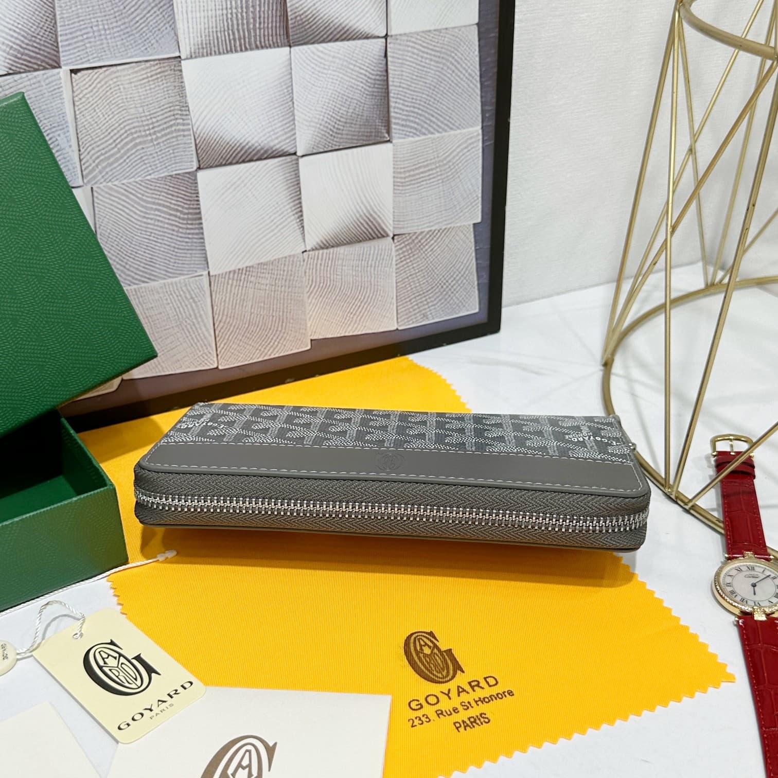 Goyard Grey Large Wallet 98186