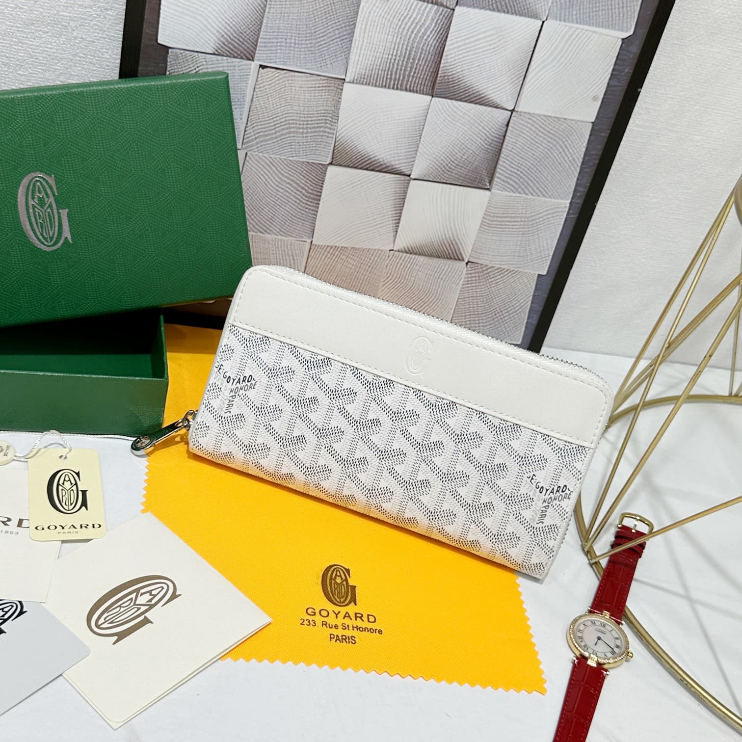 Goyard White Wallet 98186