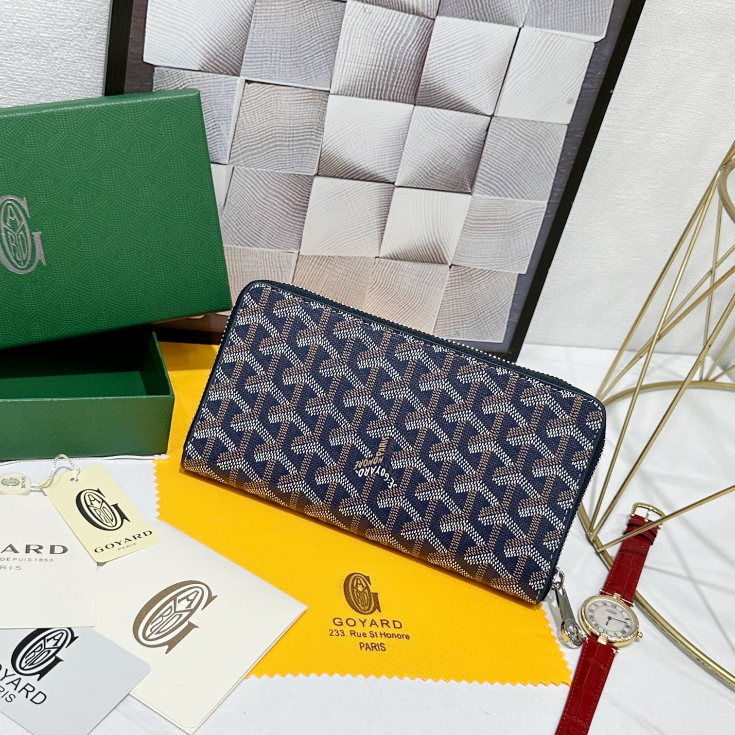 Goyard Blue Large Wallet 98186