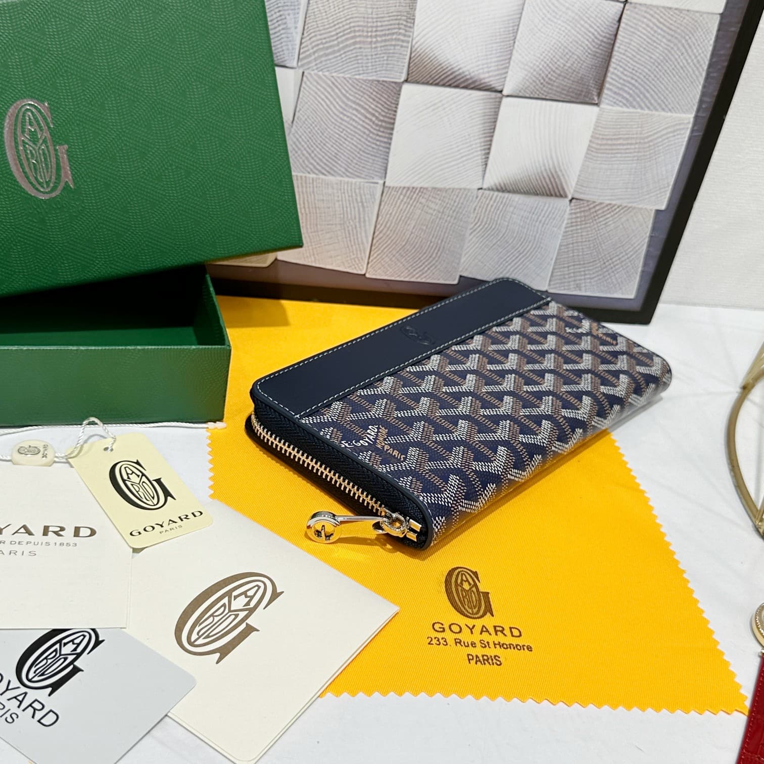 Goyard Blue Large Wallet 98186