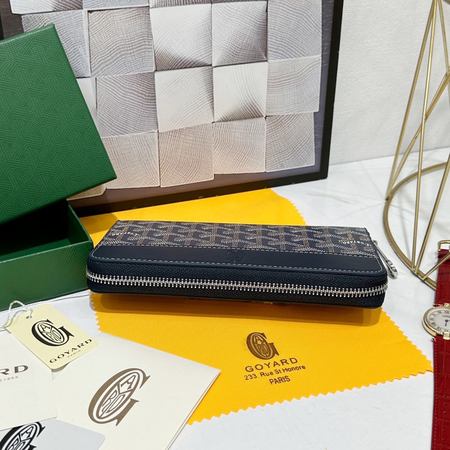 Goyard Blue Large Wallet 98186