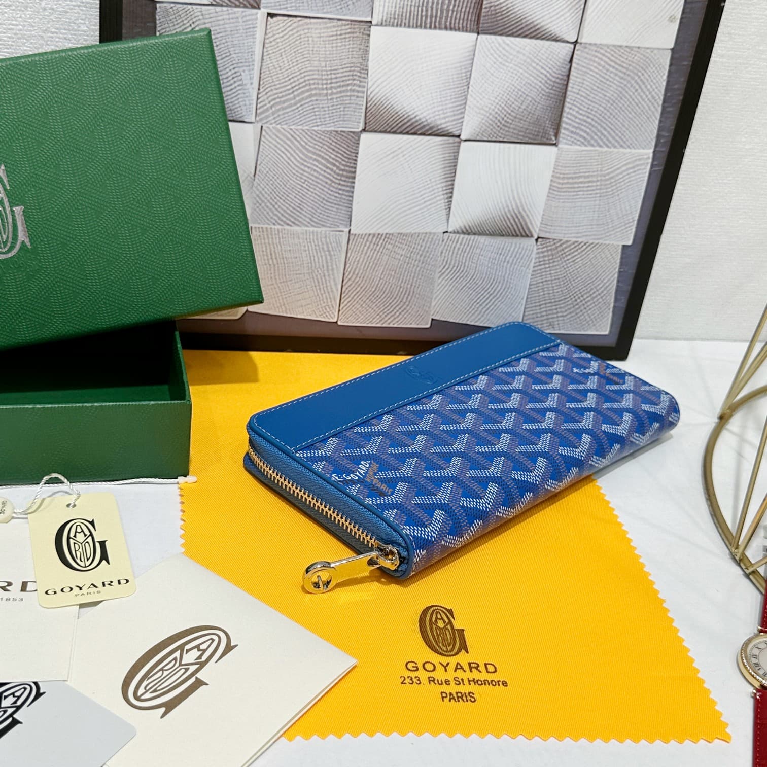 Goyard Blue Large Wallet 98186