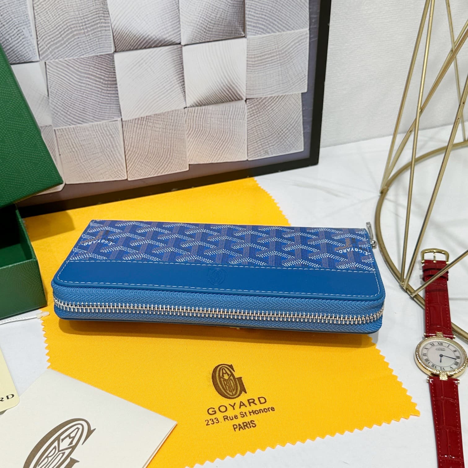Goyard Blue Large Wallet 98186