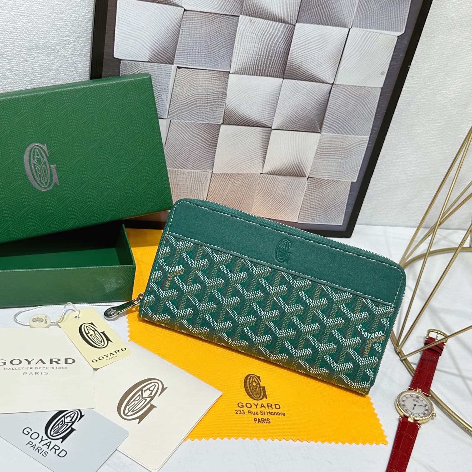 Goyard Green Wallet 98186