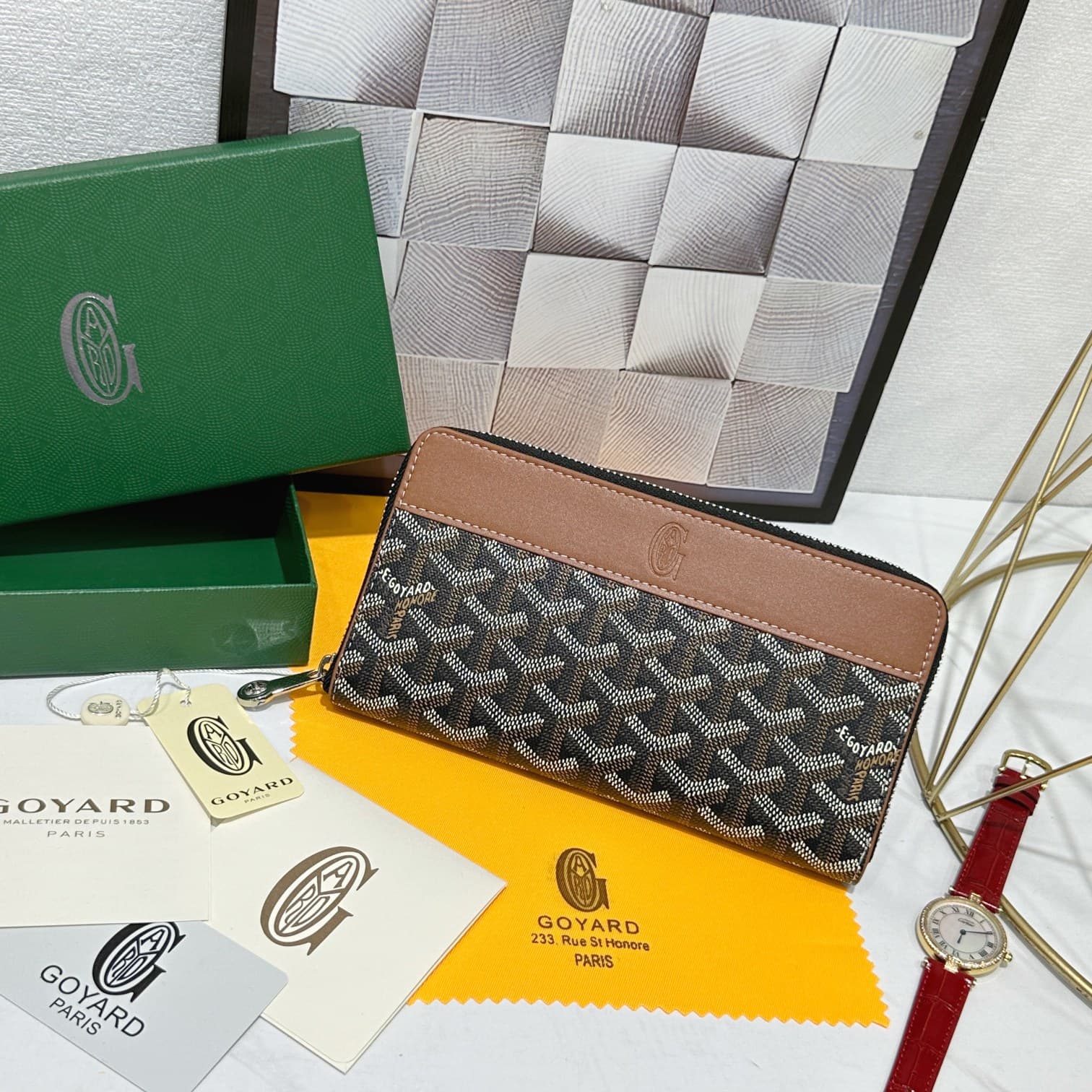 Goyard Black Wallet 98186