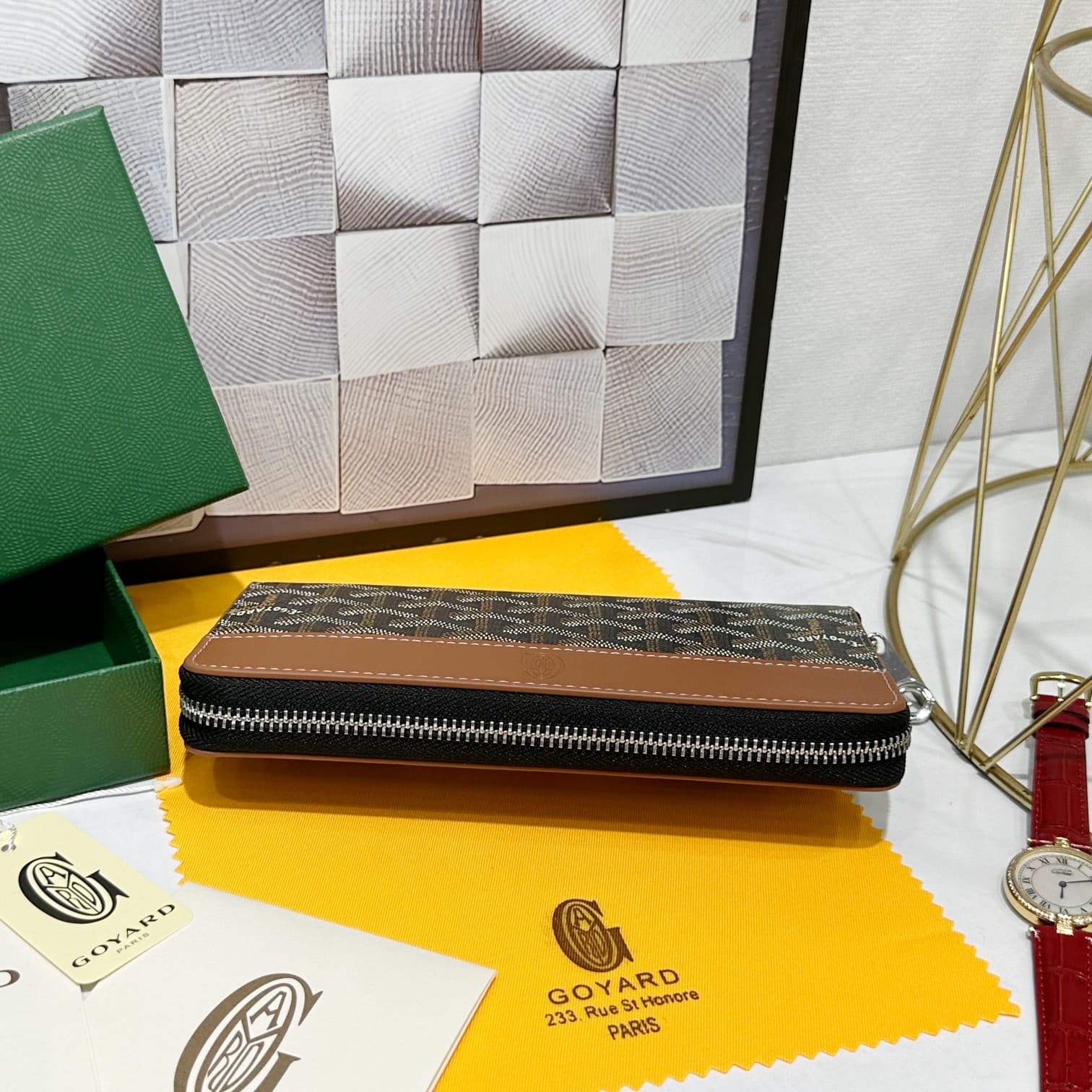 Goyard Black Large Wallet 98186