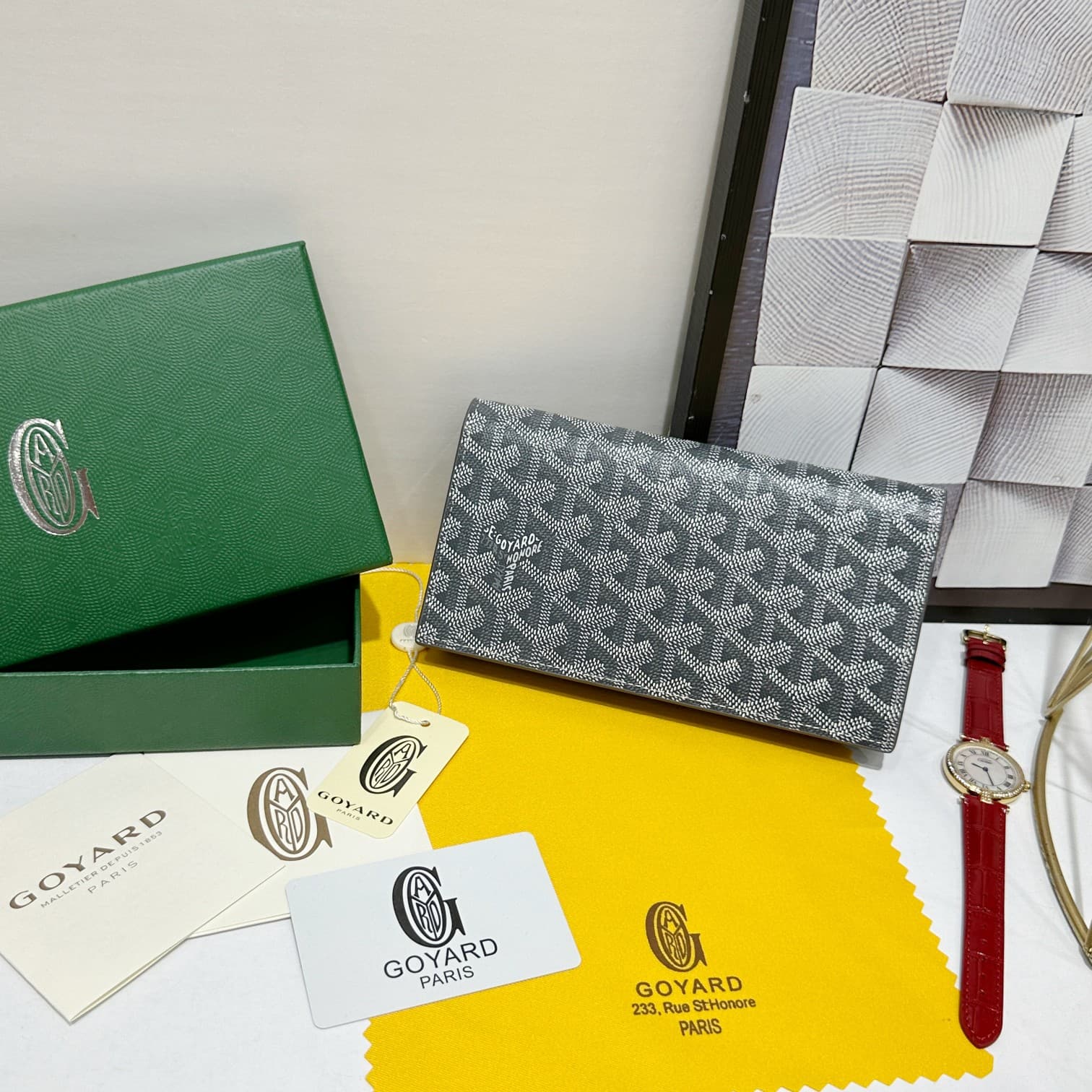 Goyard Grey Wallet 98166