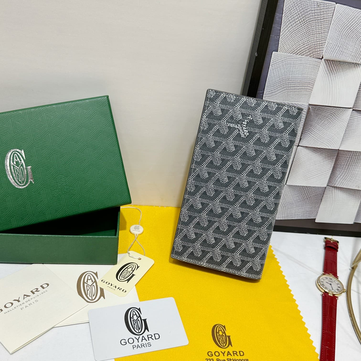 Goyard Grey Wallet 98166