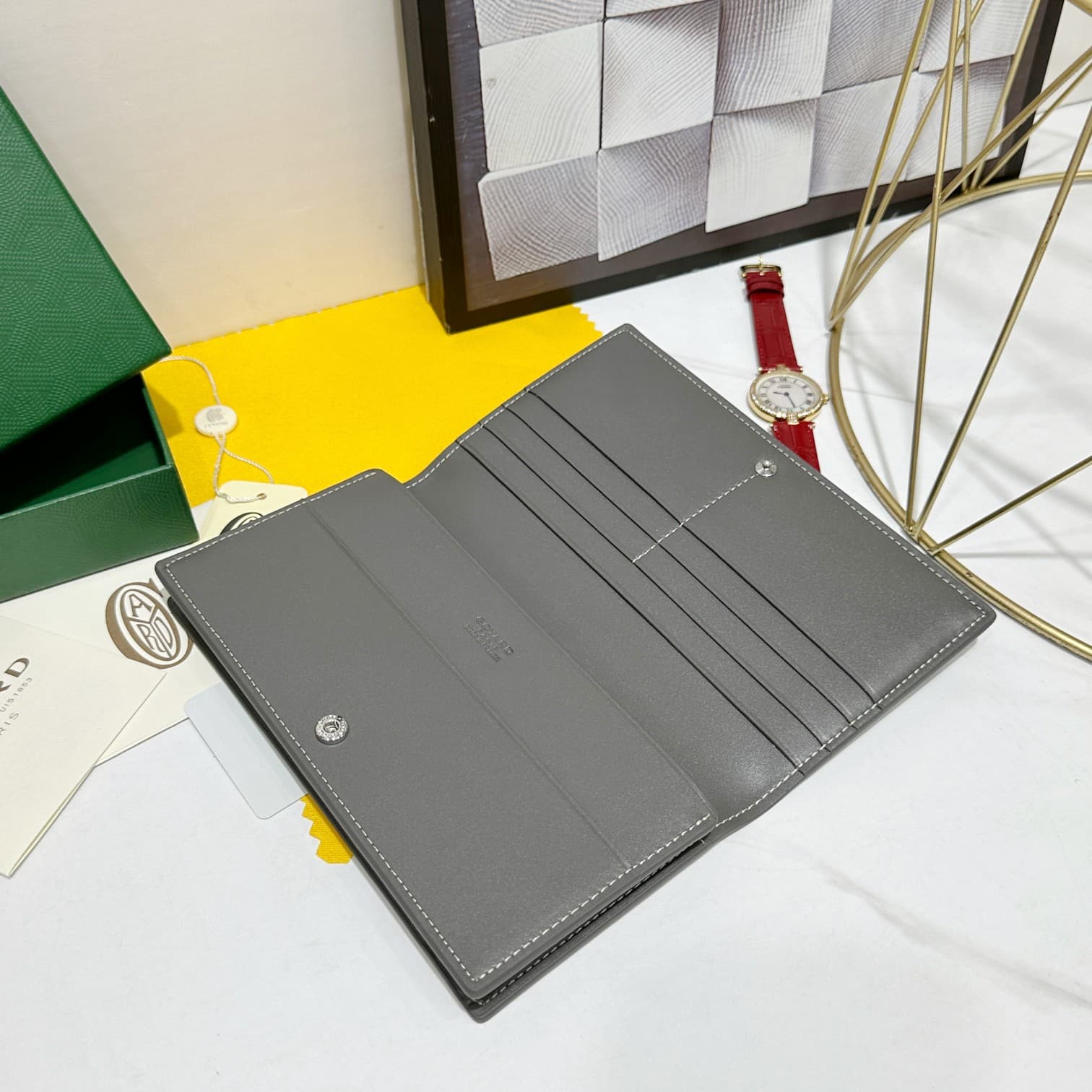 Goyard Grey Wallet 98166