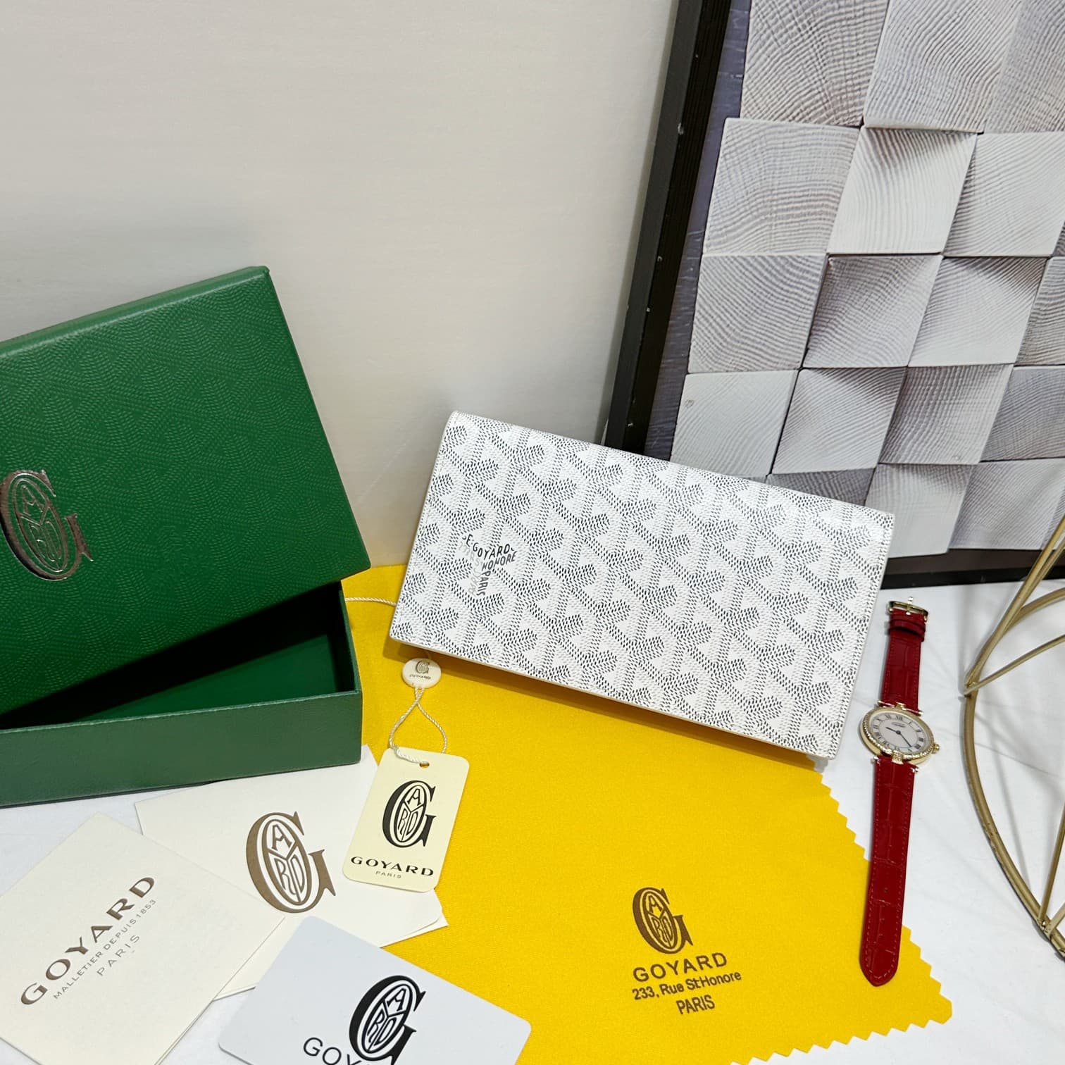 Goyard White Wallet 98166
