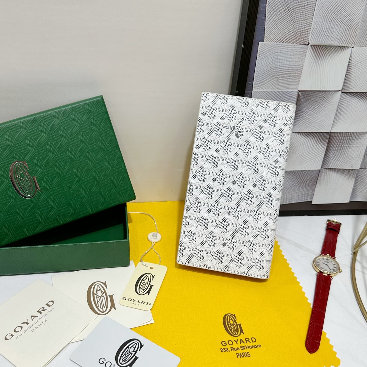 Goyard White Wallet 98166