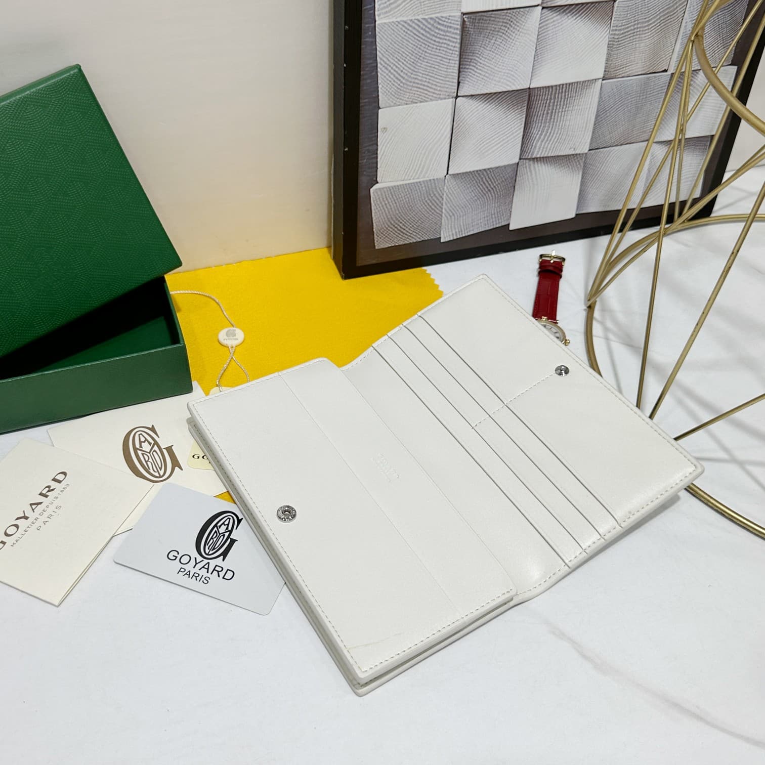 Goyard White Wallet 98166