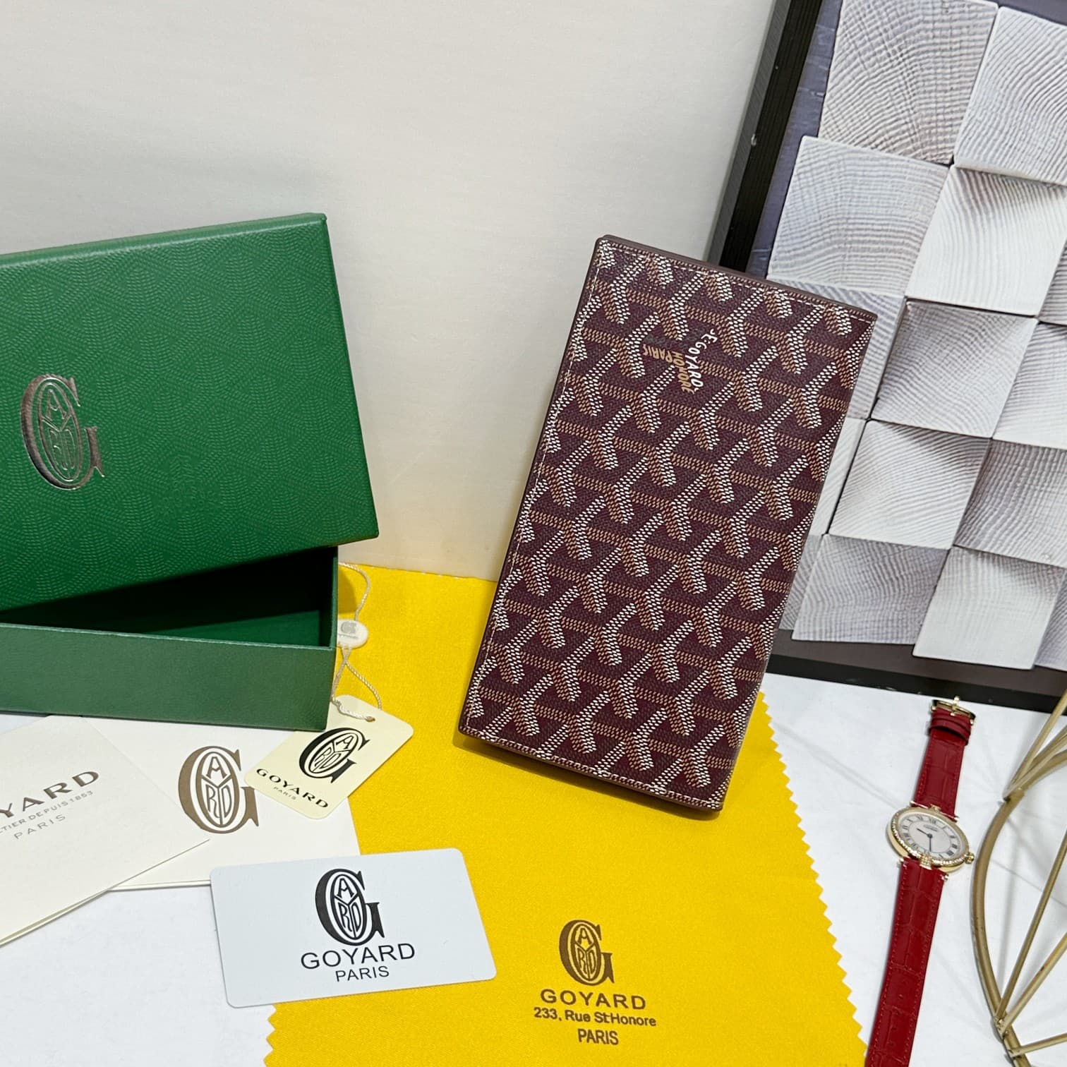 Goyard Red Wallet 98166