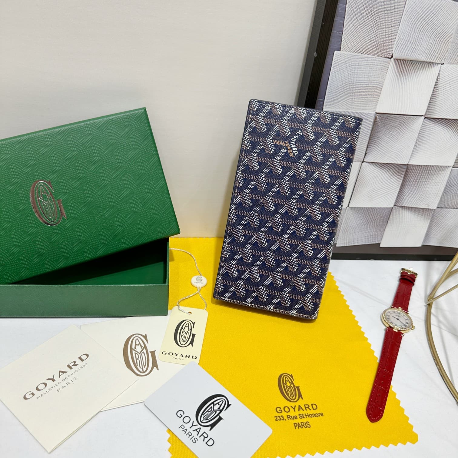 Goyard Blue Wallet 98166